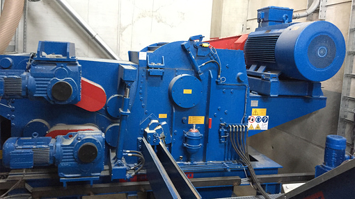 TH 400/850/7 - con dispositivo de extracción de contracuchilla hidráulico
